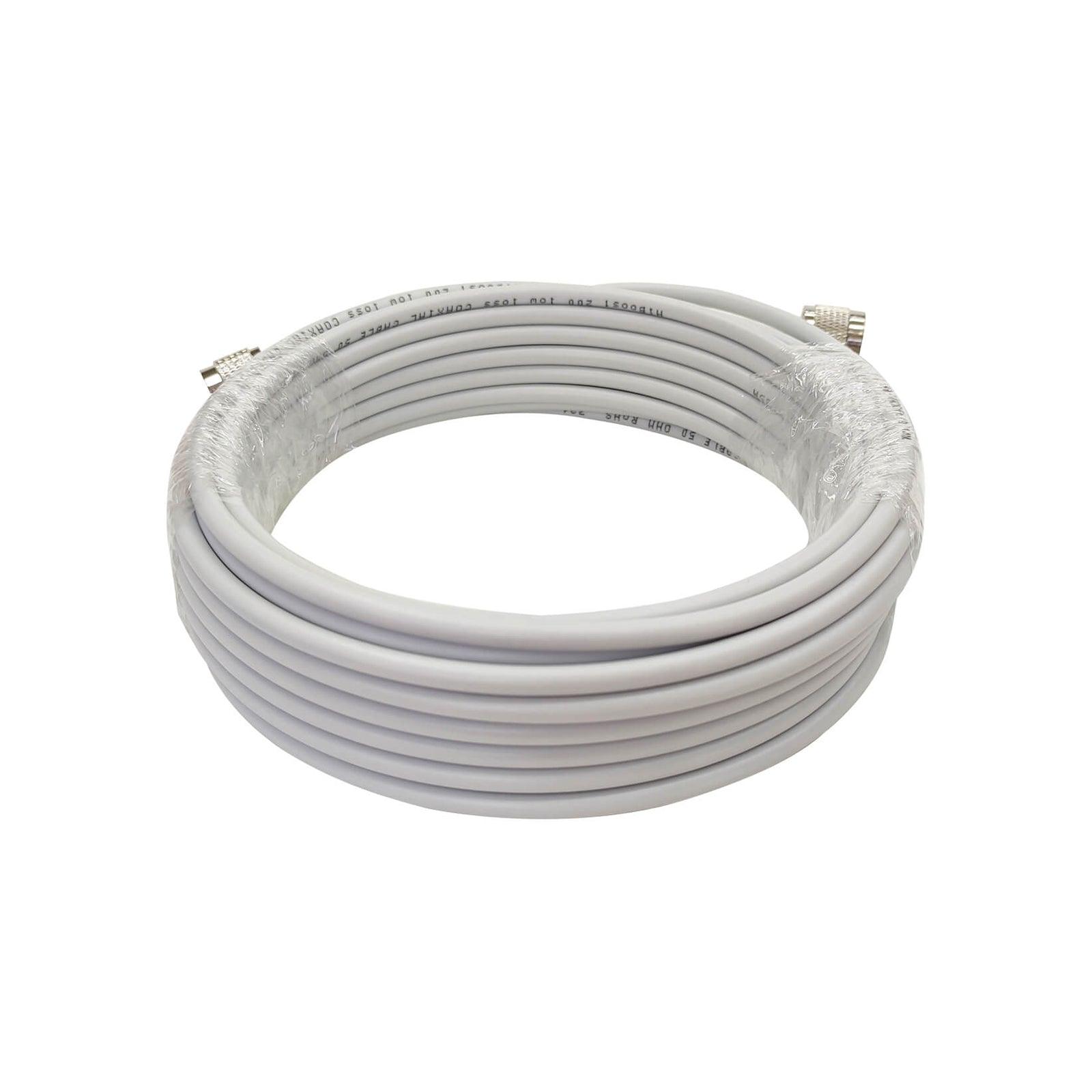 hiboost 50ft coaxial cable cell phone booster antenna