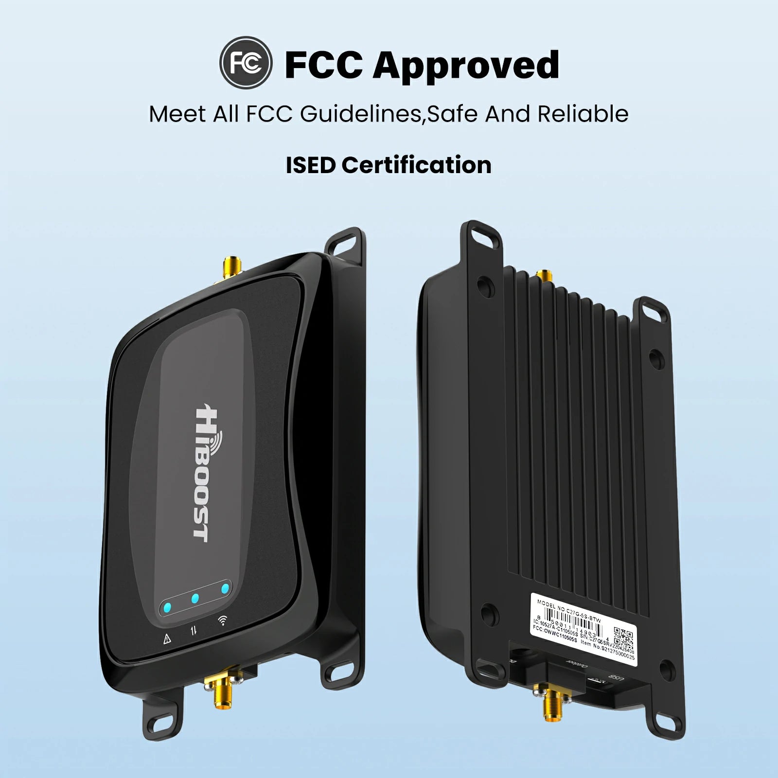 hiboost travel 2.0 cell service booster for car fcc approved