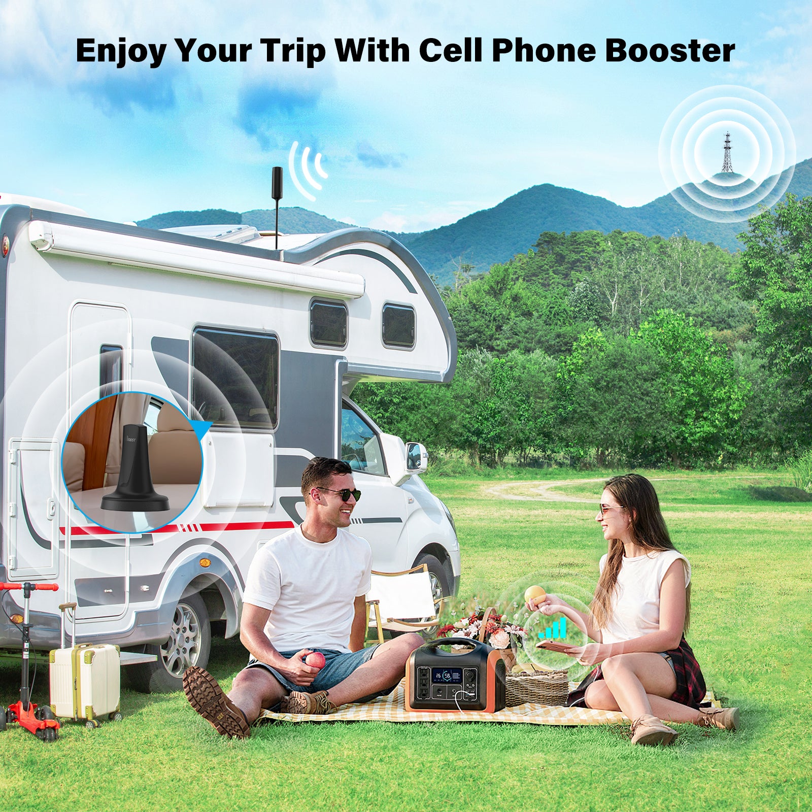 hiboost  travel 2.0 rv cell phone booster