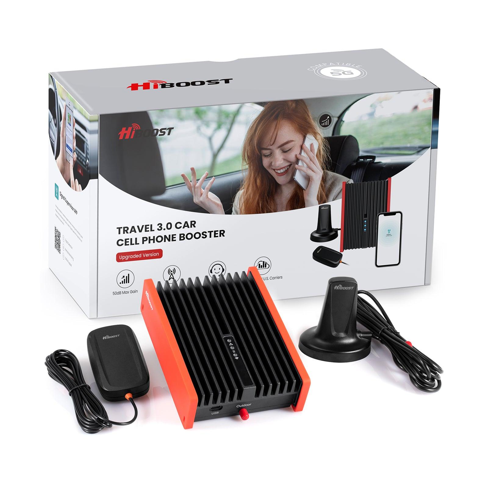 HiBoost Travel 3.0 Cell Phone Booster for Car