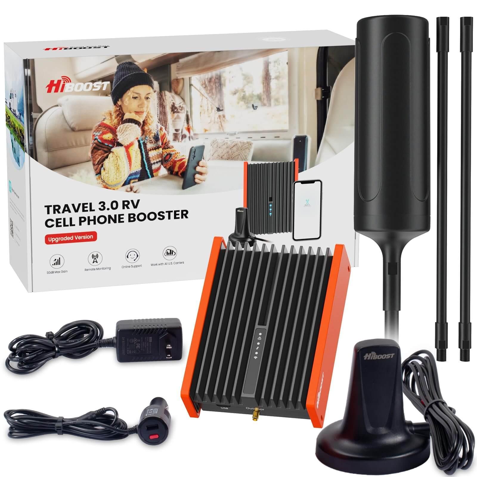 hiboost travel 3.0 rv mobile signal booster